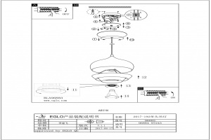 Подвесной светильник Eglo Camborne 96884 - 2