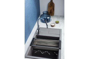 Мойка кухонная Omoikiri Sumi 78-LB платина - 2