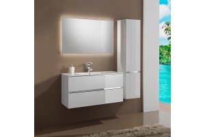 Тумба под раковину Sanvit Кубэ-2 60 белый глянец - 2