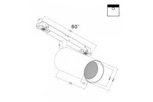 Светильник на штанге Maytoni Focus LED TR032-2-20W4K-W-B - 2