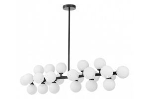 Люстра на штанге LUMINA DECO Marsiada LDP 6033-24 BK - 2