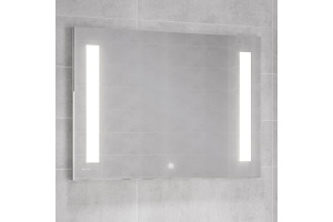 Зеркало Cersanit LED 020 base 80, с подсветкой, сенсор на зеркале