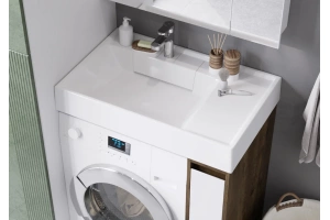 Комплект мебели Aquaton Лондри 20 светлое дерево-белый - 2