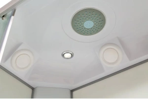 Душевая кабина Deto L 120х80 с гидромассажем, крышей и электрикой (L720LGM+EL) - 2