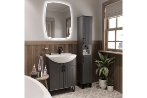 Мебель для ванной DIWO Сочи 65 антрацит - 2