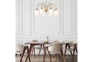 Люстра на штанге Escada Ode 686/8PL Copper - 2