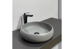 COMFORTY. Раковина COMFORTY 114MH светло серая матовая - 2