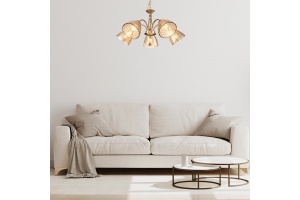 Подвесная люстра Escada Freesia 658/5PL Gold - 3