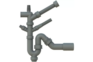 Отводная арматура для измельчителя Omoikiri серый (4956655)