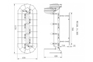 Потолочная люстра Wertmark Arctioma WE126.14.303 - 2