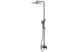 Душевая стойка Gappo оружейная сталь