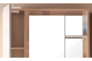 Зеркало-шкаф Onika Стиль 75 L ясень шимо (207519) - 2