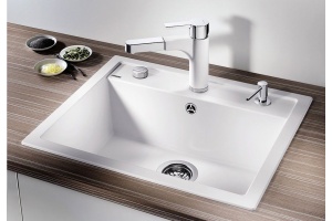 Мойка из гранита Blanco Dalago белый (514199) - 3