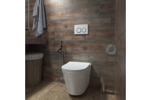 Клавиша смыва, универсальная, белая - 3