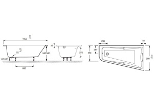 Акриловая ванна Jacob Delafon  (E5EN2250RU-00) - 2