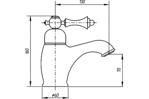 Смеситель Migliore Bomond ML.BMD-9713 Br для раковины - 2