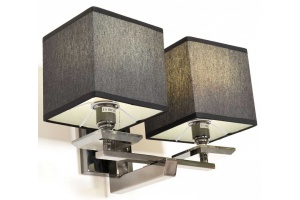 Бра LUMINA DECO Flianelo LDW 1248-2 BK