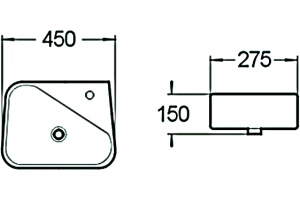 Рукомойник SantiLine SL-2017R - 2