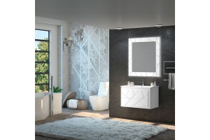 Зеркало Opadiris Луиджи 90 белое - 3