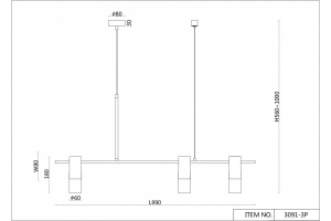 Подвесной светильник F-promo Shanku 3091-3P - 2