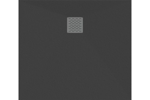 Поддон для душа Good Door Essentia 80x100, с сифоном, черный - 3