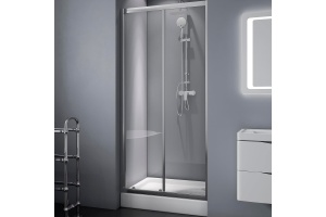 Душевая дверь BelBagno Due 130 хром (DUE-BF-1-130-C-Cr)