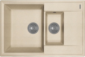 Мойка Flortek Консул 760 К, песочный FG 