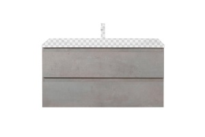 Тумба под раковину Cezares Molveno 80х50 Beton (MOLVENO-80-2C-SO-BET)