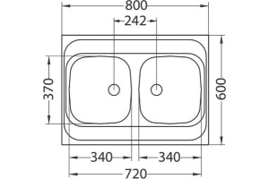 Мойка кухонная Alveus Classic 40 - 2