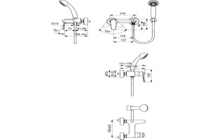 Смеситель для ванны Vidima Balance хром (BA267AA) - 2