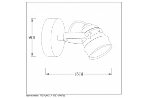 Светодиодный спот Lucide Cigal 77974/05/17 - 2
