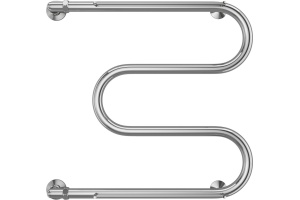 Водяной полотенцесушитель Terminus M-образный 600x600 Хром