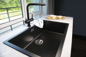 Мойка кухонная Omoikiri Yamakawa 75-U/I графит - 3