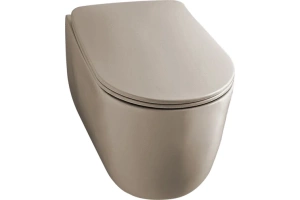 Унитаз подвесной Kerasan Nolita бежевый матовый (531481)
