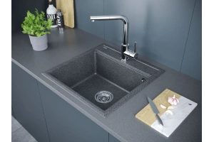 Мойка кухонная мойка Paulmark Stepia 50 графит - 3