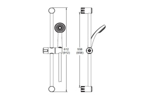 BD127AA комплект смесителей VIDIMA UNO (BA234AA+ BA322AA+BA187AA) - 2