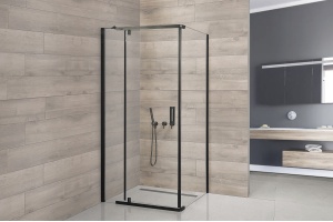 Душевой уголок Royal Bath HPVD 90х90 профиль черный стекло прозрачное - 2