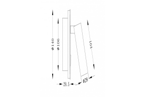 Светодиодный спот Maytoni Ios 176 C176-WL-01-6W-W - 2