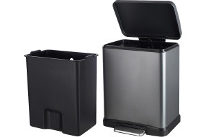 Ведро для мусора WeltWasser WW LASSY TG 12L матовый серый (10000006129) - 3