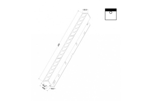 Встраиваемый светильник Maytoni Points TR031-2-18W4K-B - 2