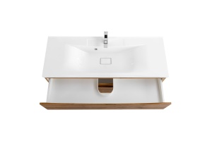 Тумба с раковиной Belbagno Marino 120 светлое дерево  - 3