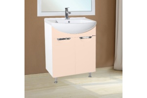 Тумба с раковиной Bellezza Альфа 65 бежевая - 2