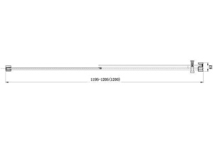 Душевая дверь в нишу Aquanet Delta NPE6121 120 см - 3