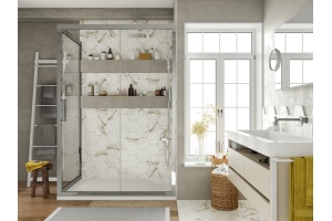 Душевой уголок STWORKI Эстерсунд DE019R80120200CH 120x80 см профиль хром глянец - 2