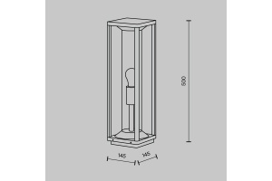 Уличный светильник Maytoni Cell O452FL-01GF1 - 2