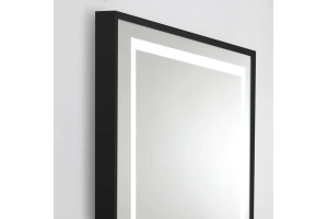 Зеркало BelBagno Kraft  88.5х78.5 с подсветкой, подогревом, черное (SPC-KRAFT-885-785-TCH-WARM-NERO) - 2
