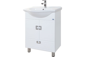 Тумба с раковиной Bellezza Миа 60 с нижним ящиком