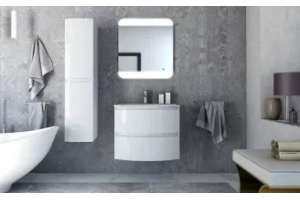 Шкаф-пенал для ванной Cezares Vague белый (54857)