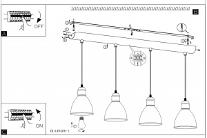 Подвесной светильник Eglo ПРОМО Priddy 49466 - 2