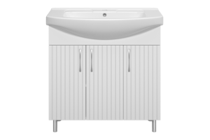 Тумба под раковину Misty Изео 85 белая - 2